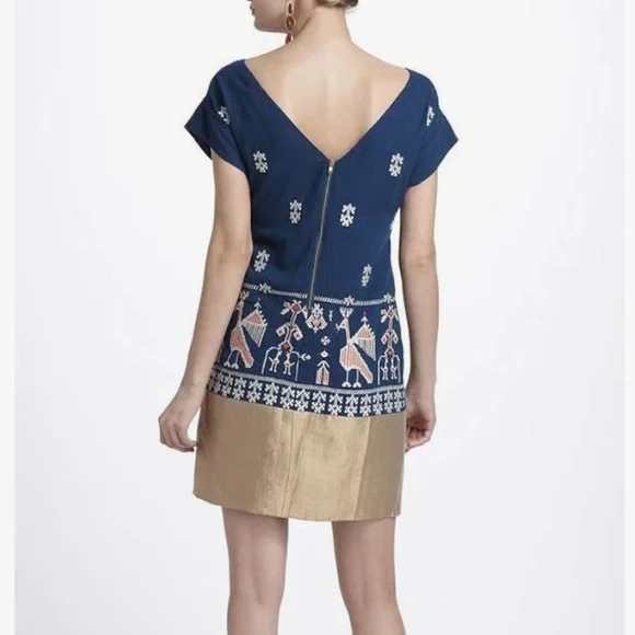 Floreat Anthropologie Avian Myth Shift Dress - Picture 2 of 7